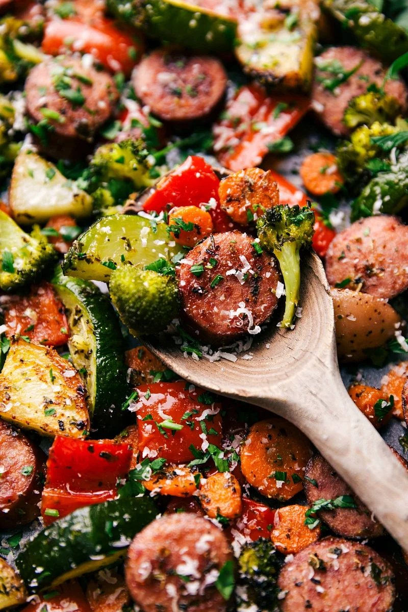 One Pan Italian Sausage plus Veggies