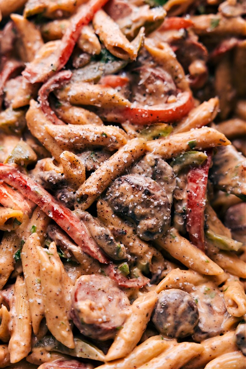 Cajun Sausage Pasta for the Table