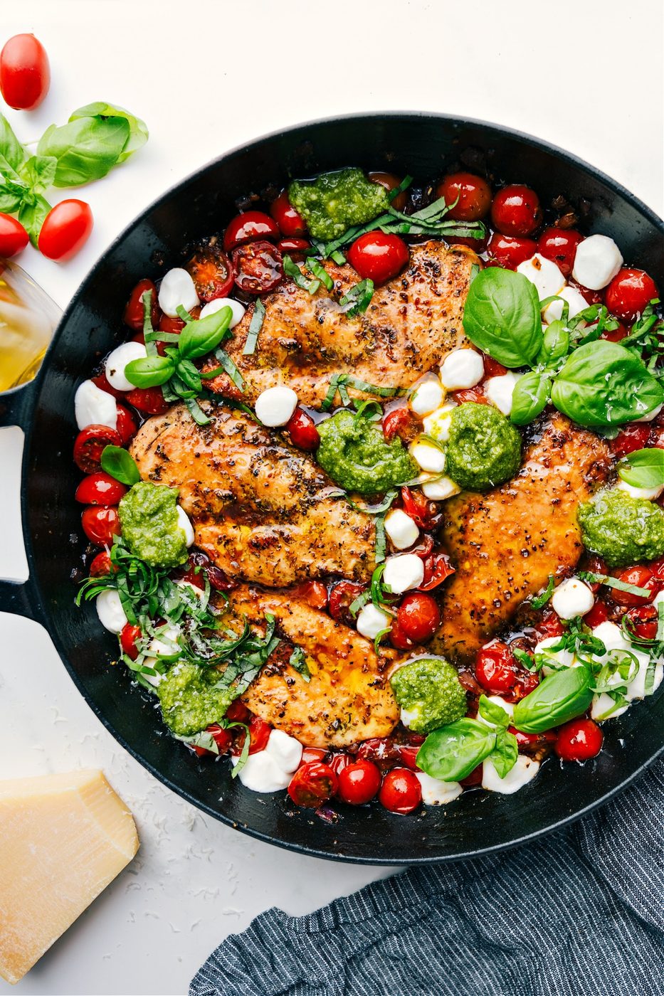 Caprese Chicken for the Table