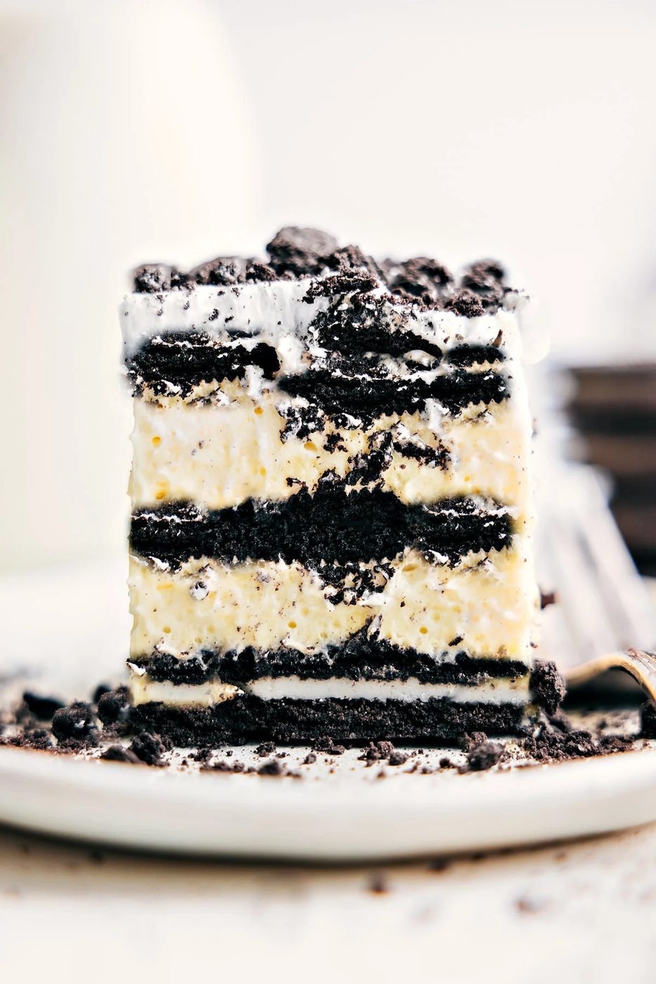 Oreo Icebox Cake for the Table