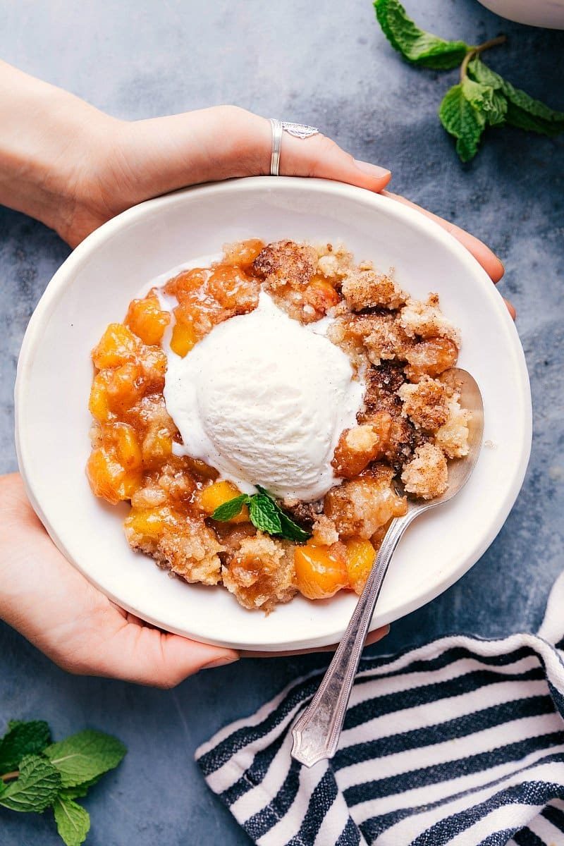 Peach Cobbler from the Pot