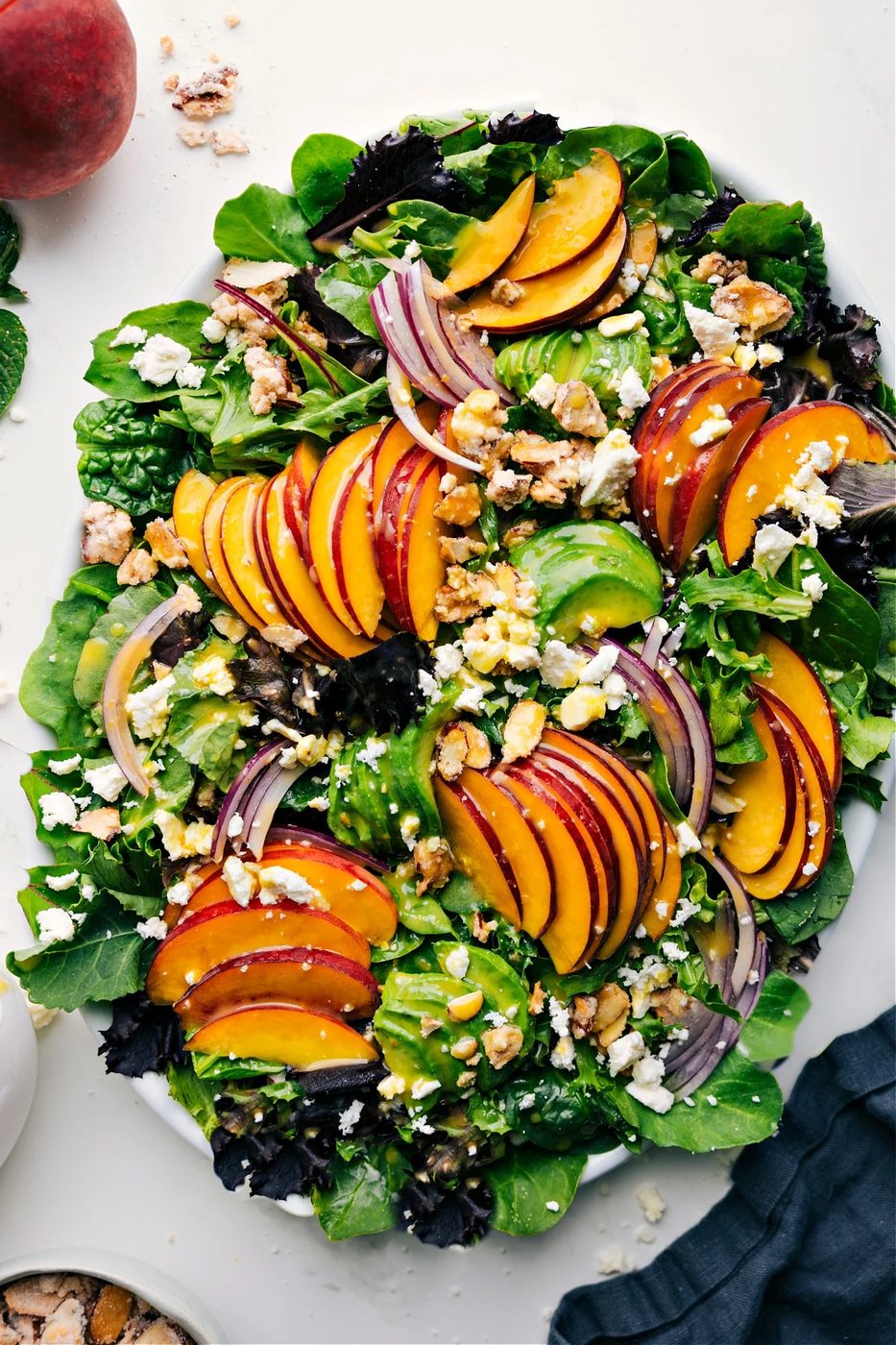 Peach Salad at Home