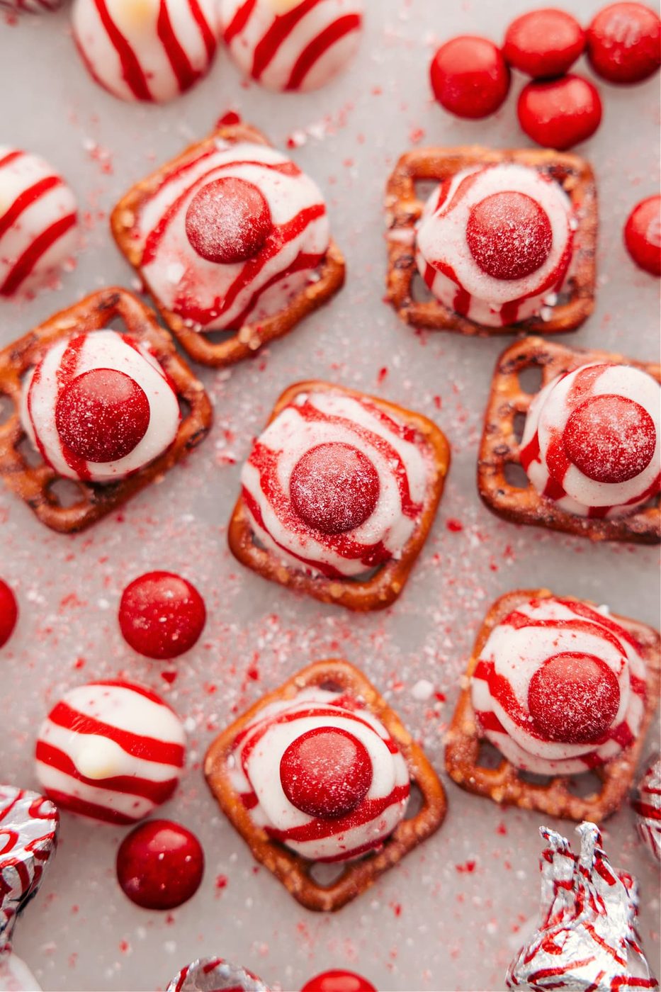 Peppermint Bark Pretzels at Home