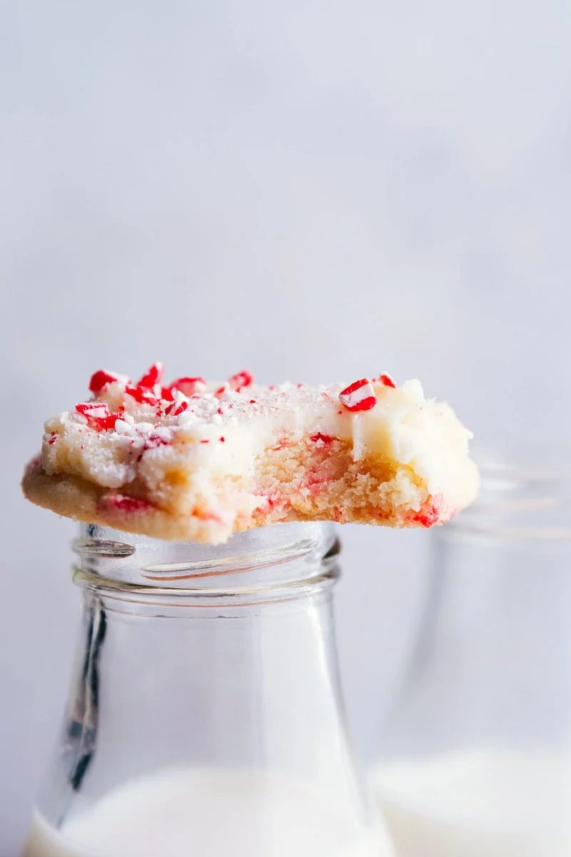 Peppermint Sugar Cookies at Home