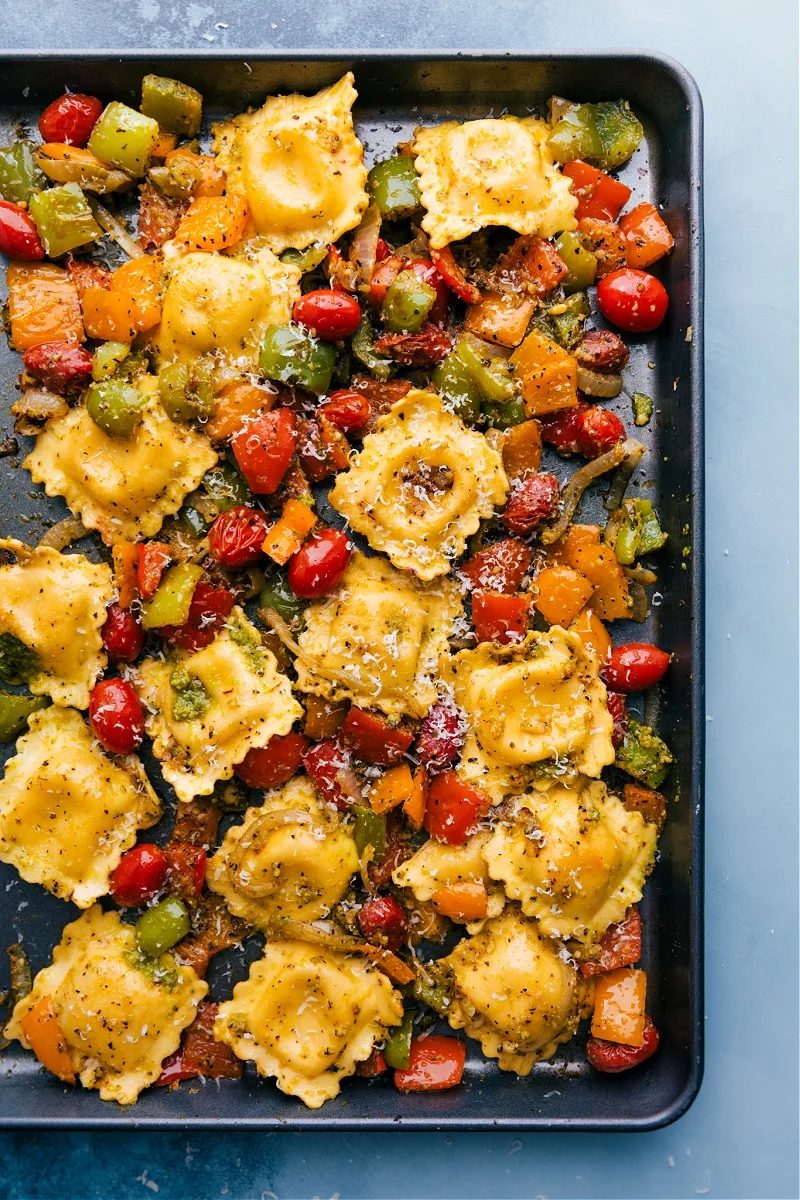 Pesto Ravioli from the Pot