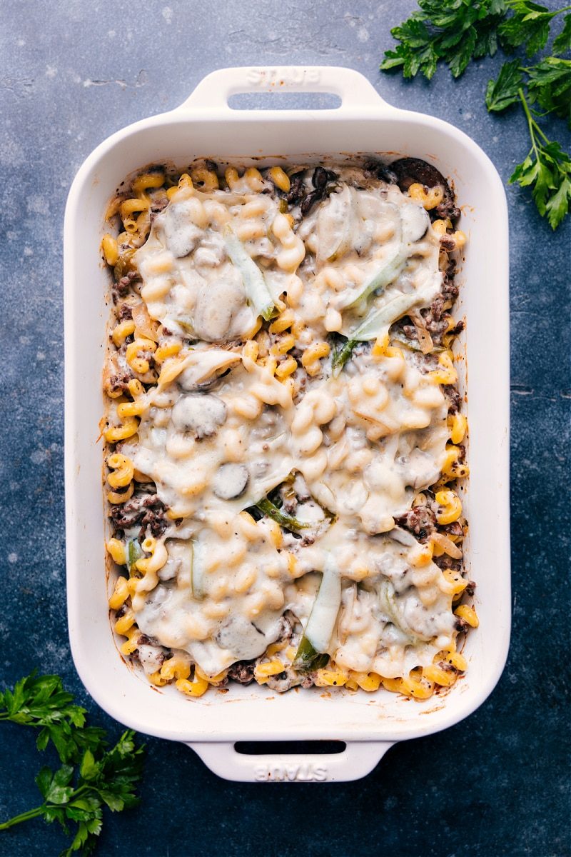 Philly Cheesesteak Pasta