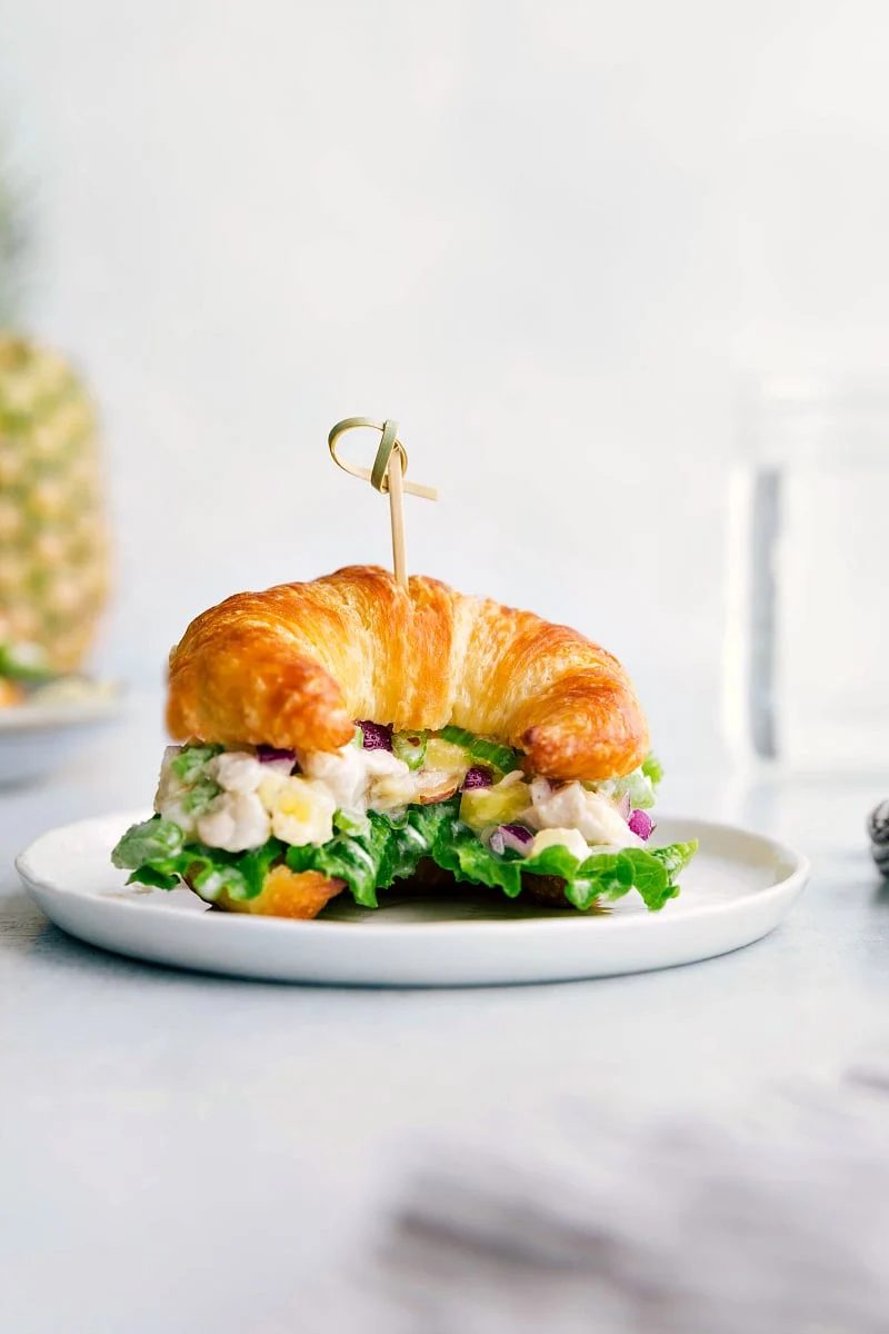 Pineapple Chicken Salad for the Table