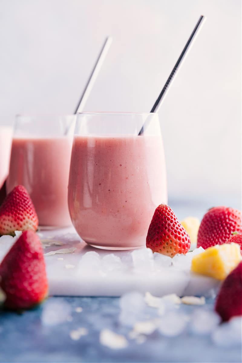 Strawberry Piña Colada at Home