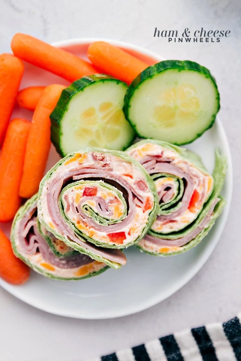 Ham plus Cheese Pinwheels