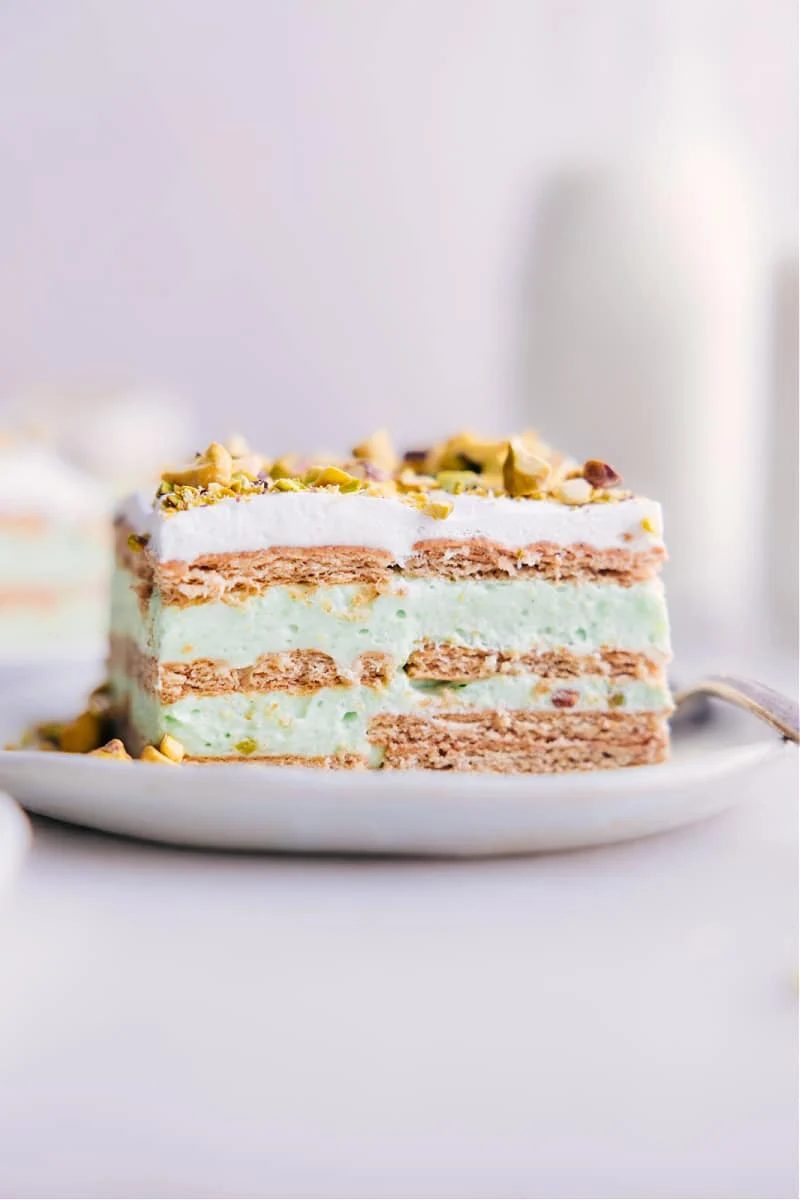 Pistachio Icebox Cake at Home