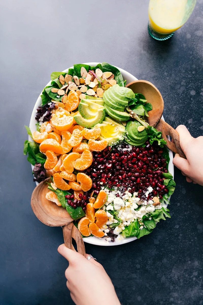 Orange Pomegranate Salad for Supper