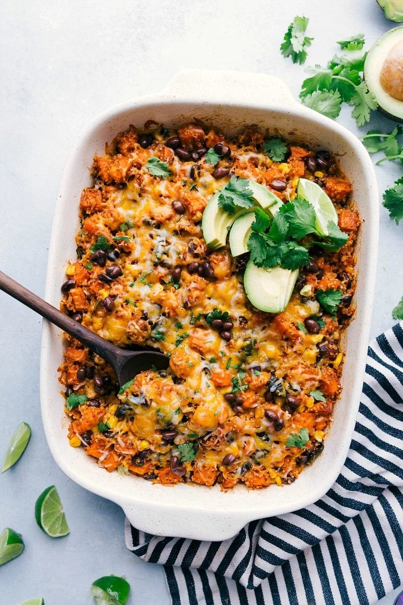 Quinoa Enchilada Bake at Home