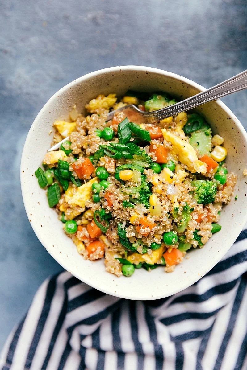 Quinoa Fried Rice for Supper