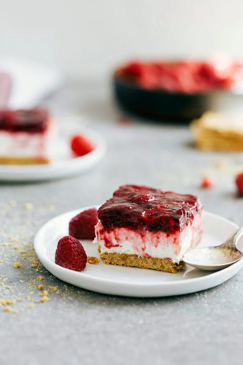 Raspberry Jello Dessert