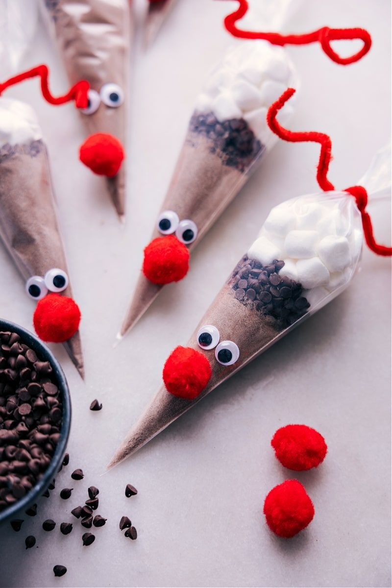 Reindeer Hot Chocolate from the Pot