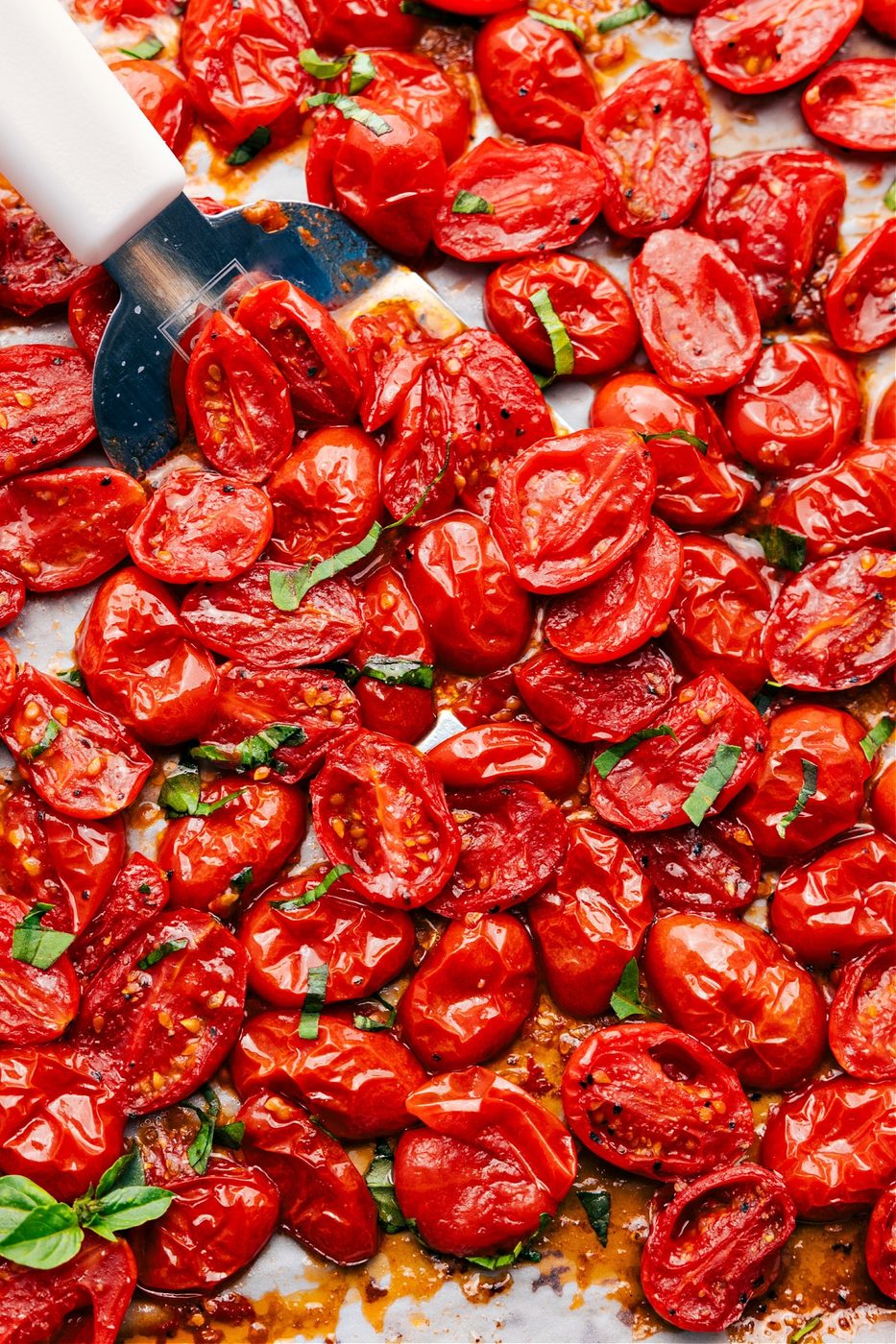 Roasted Cherry Tomatoes from the Pot