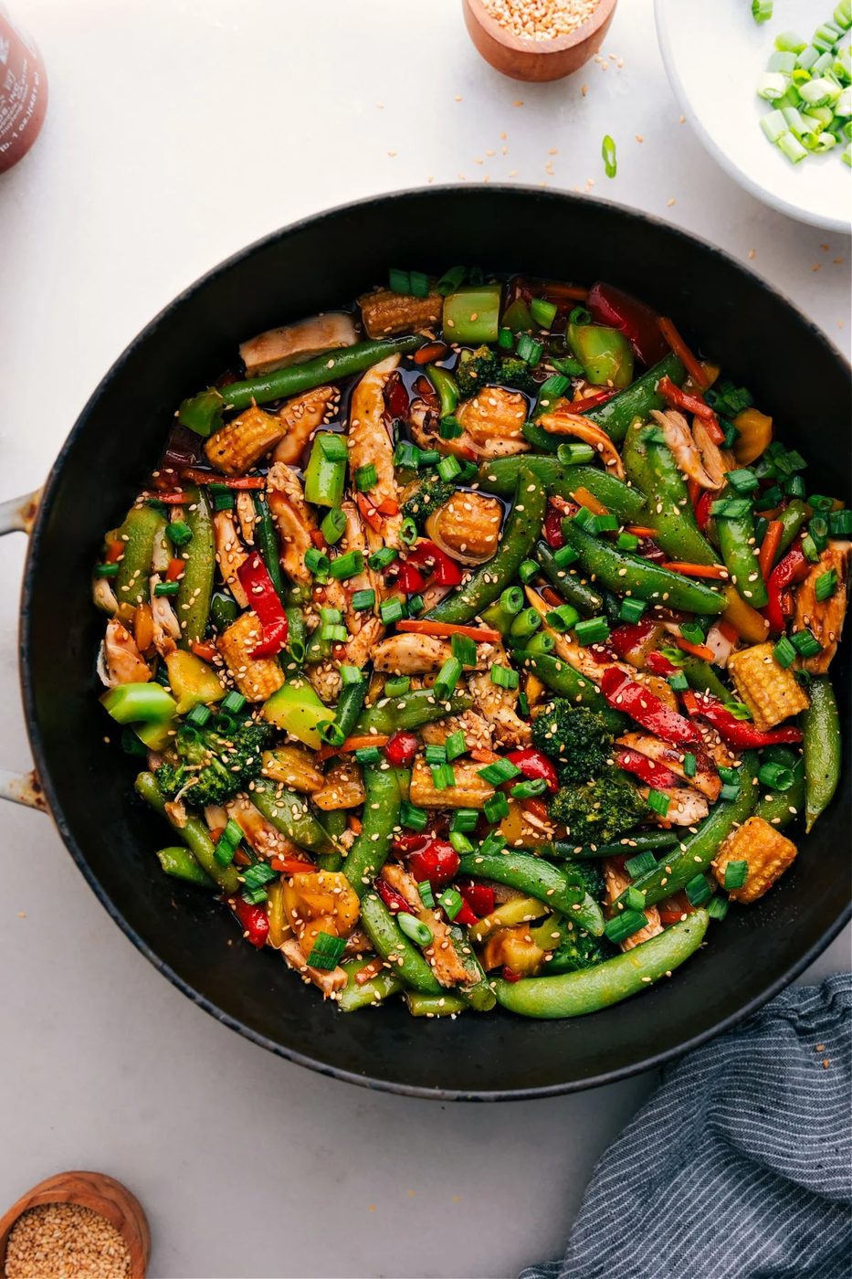 Rotisserie Chicken Stir-Fry for Supper