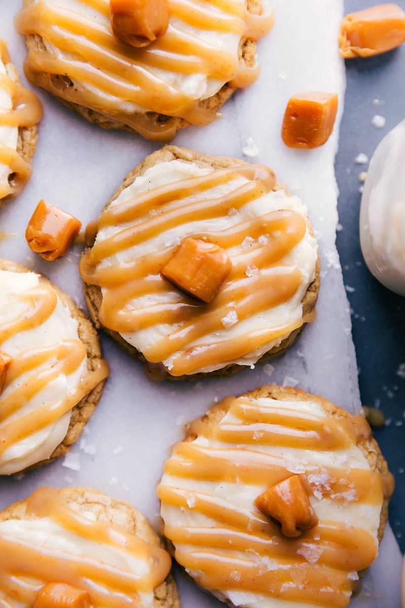 Salted Caramel Cookies for Supper