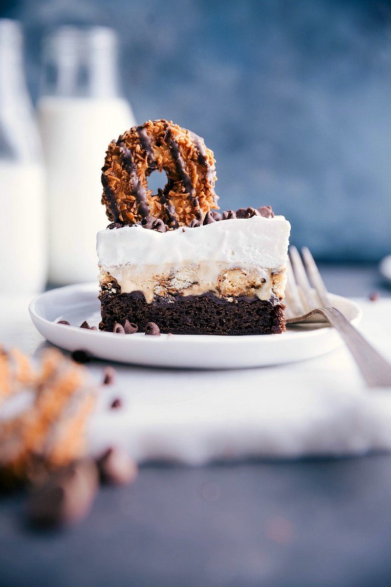 Brownie Ice Cream Bars from the Pot