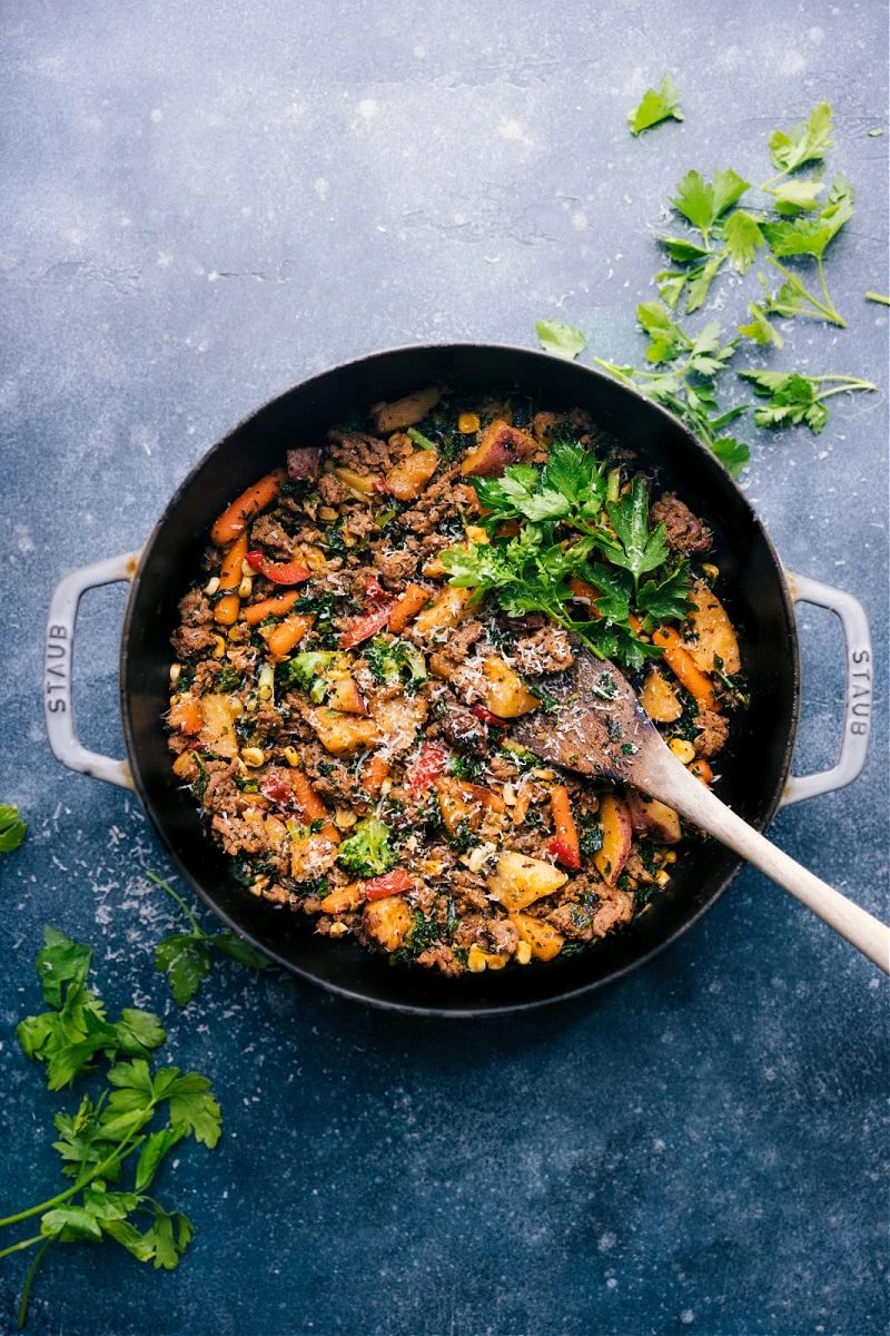 Sausage And Veggie Skillet at Home