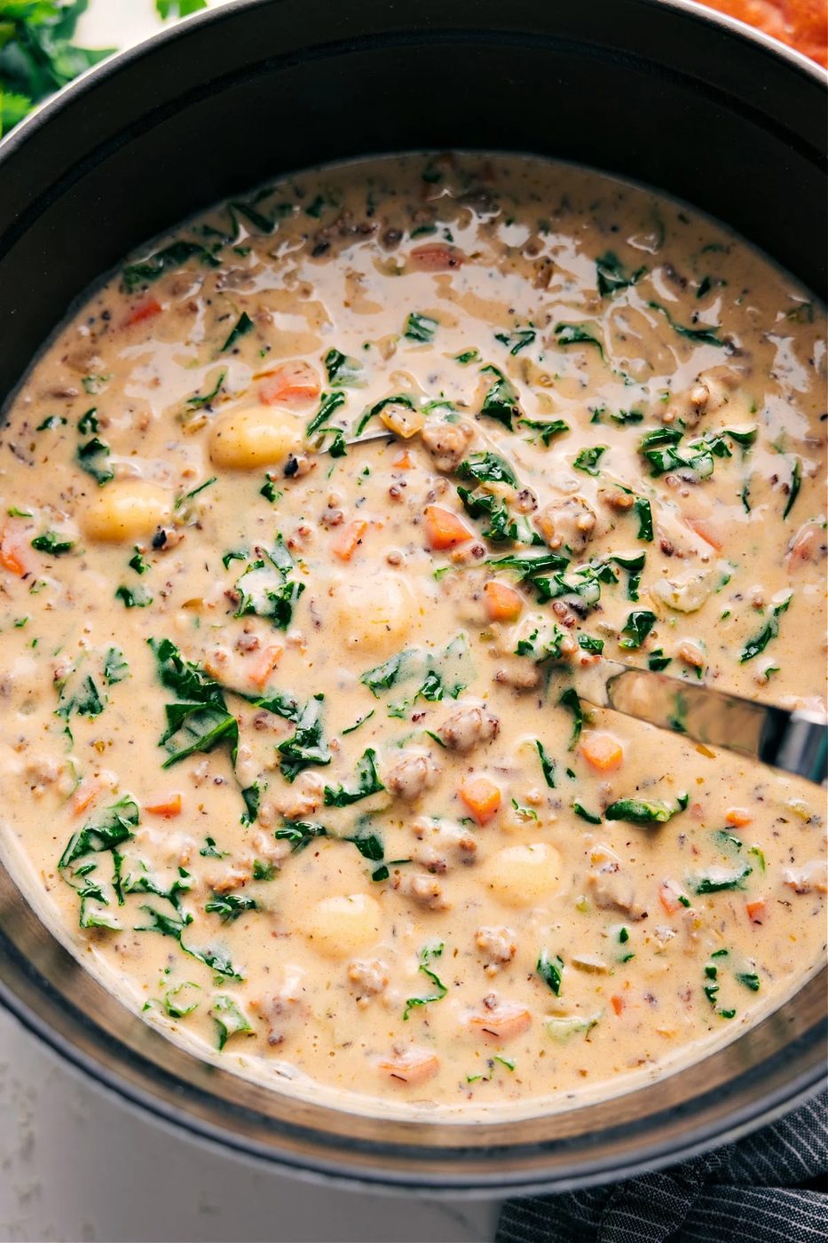 Sausage Gnocchi Soup from the Pot