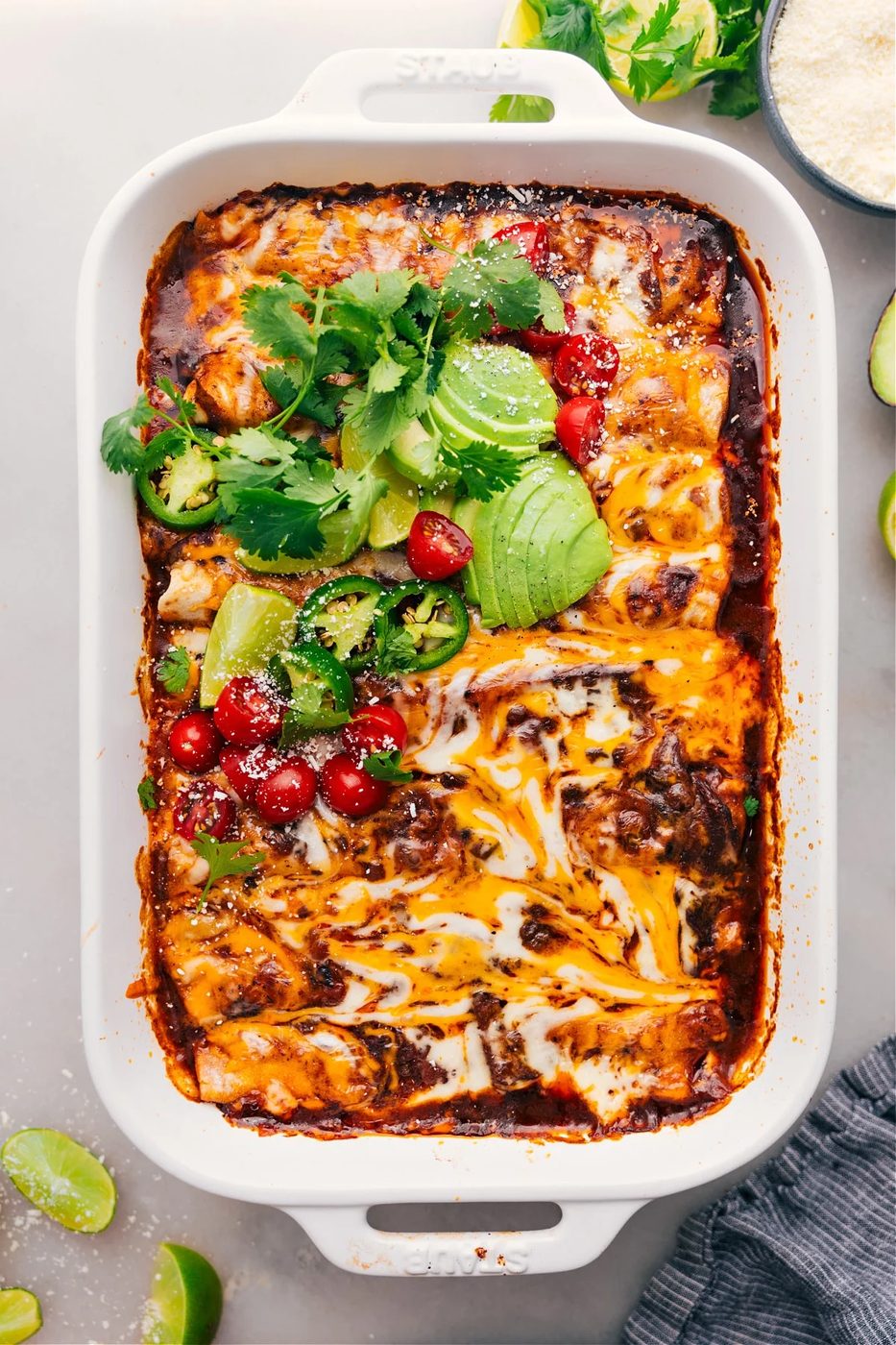Shredded Beef Enchiladas (Slow Cooker or Instant Pot)