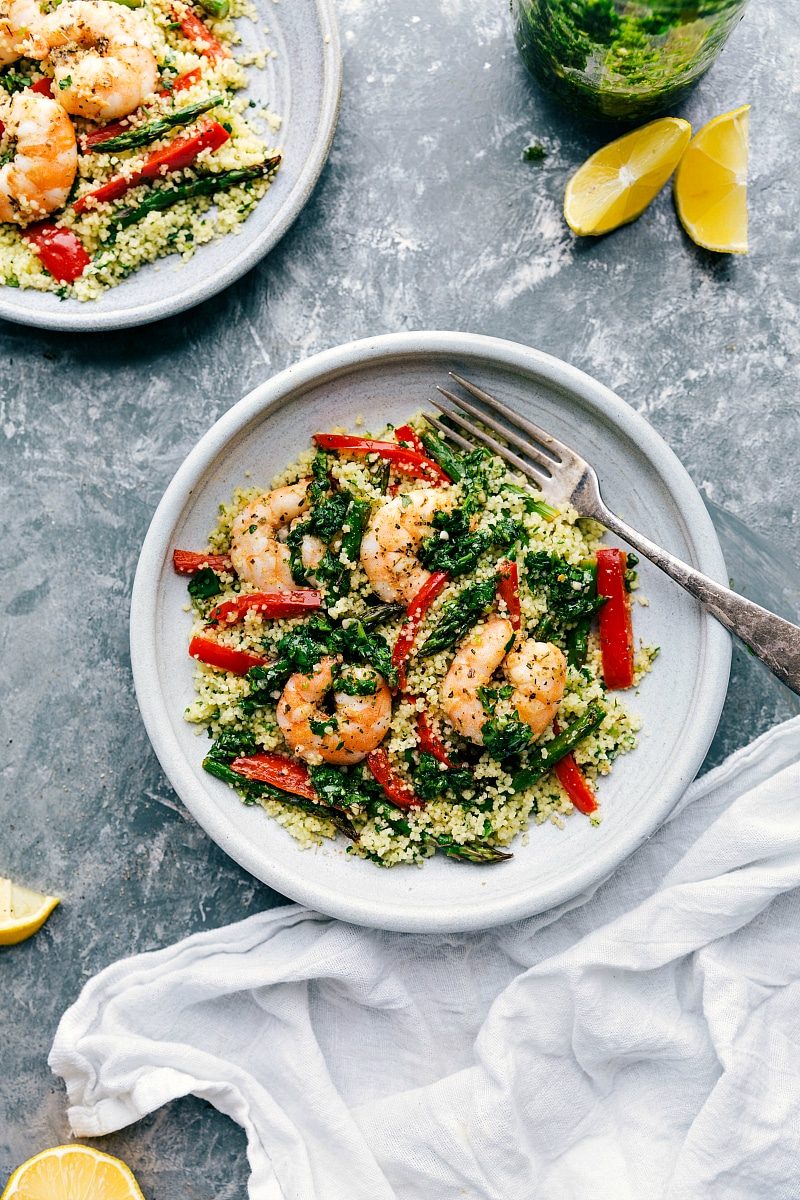 Shrimp Couscous at Home