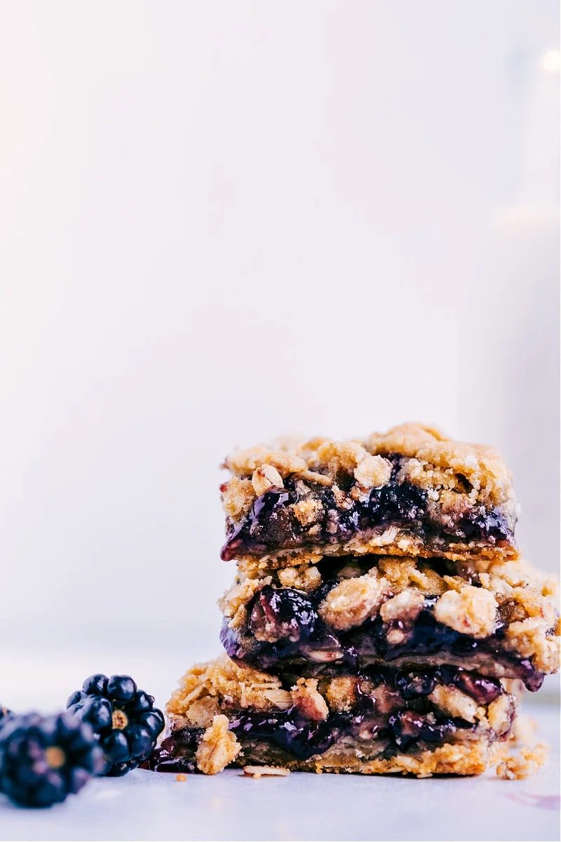 Straightforward Oatmeal Jam Bars