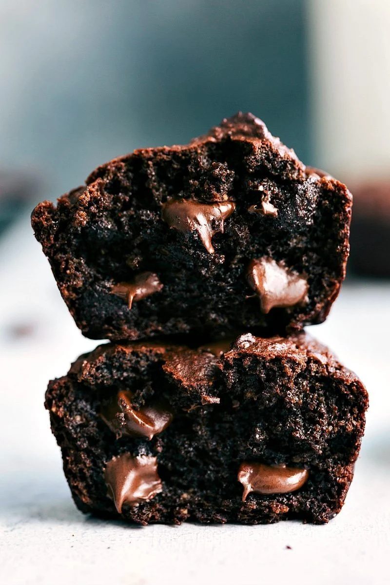 Chocolate Peanut Butter Muffins for Supper