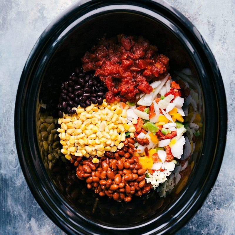 slow cooker Quinoa ingredients