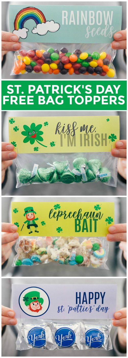 4 straightforward St Patricks Day Treats with FREE Printables via flexfa.com