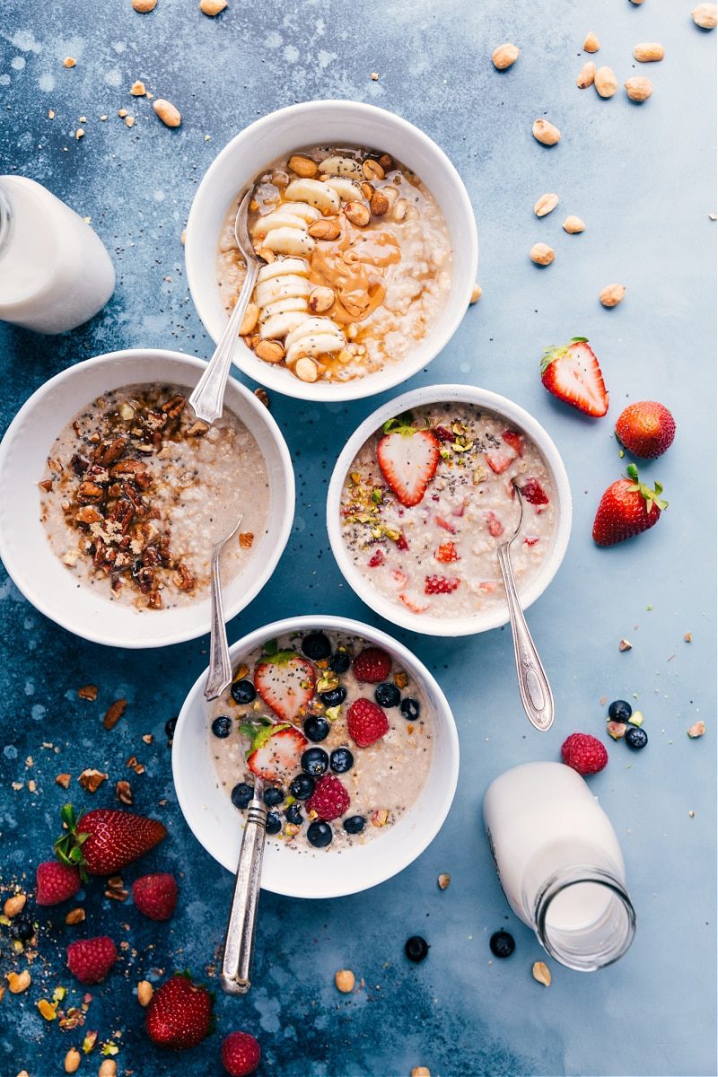 Microwave Oatmeal Recipe (4 Flavors!) for the Table