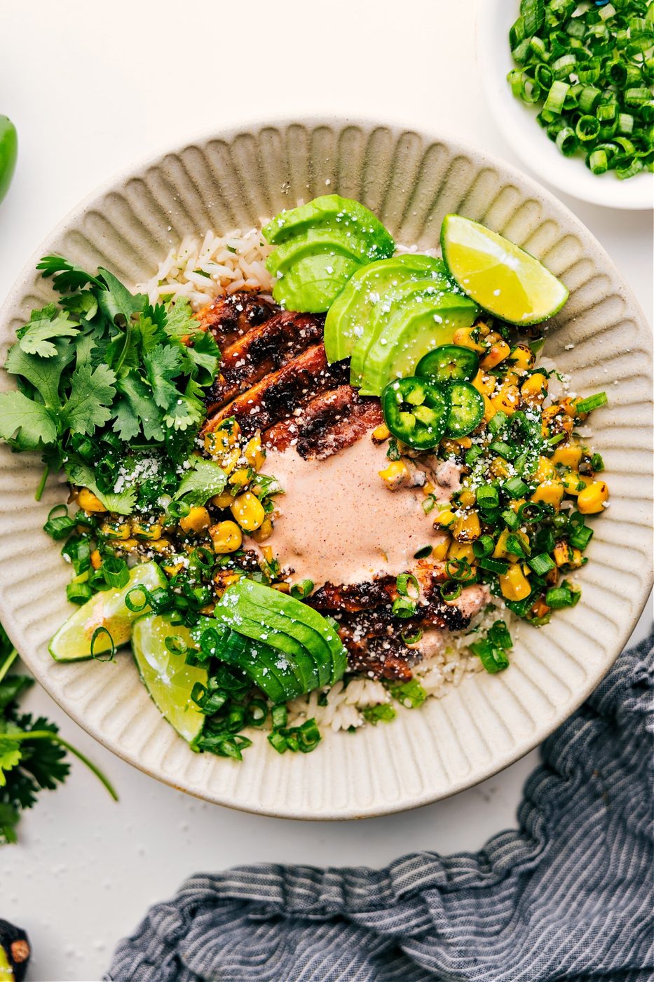 Street Corn Chicken Rice Bowl at Home