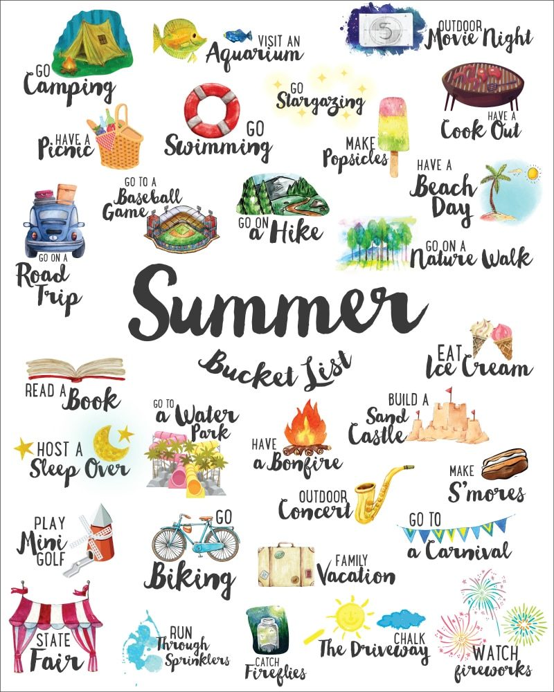 FREE Summer Bucket List from the Pot