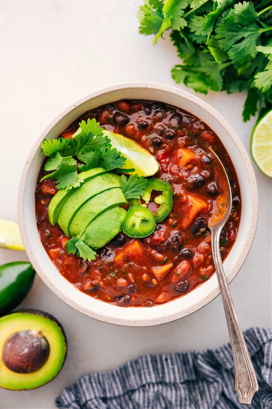 Sweet Potato Chili for Supper