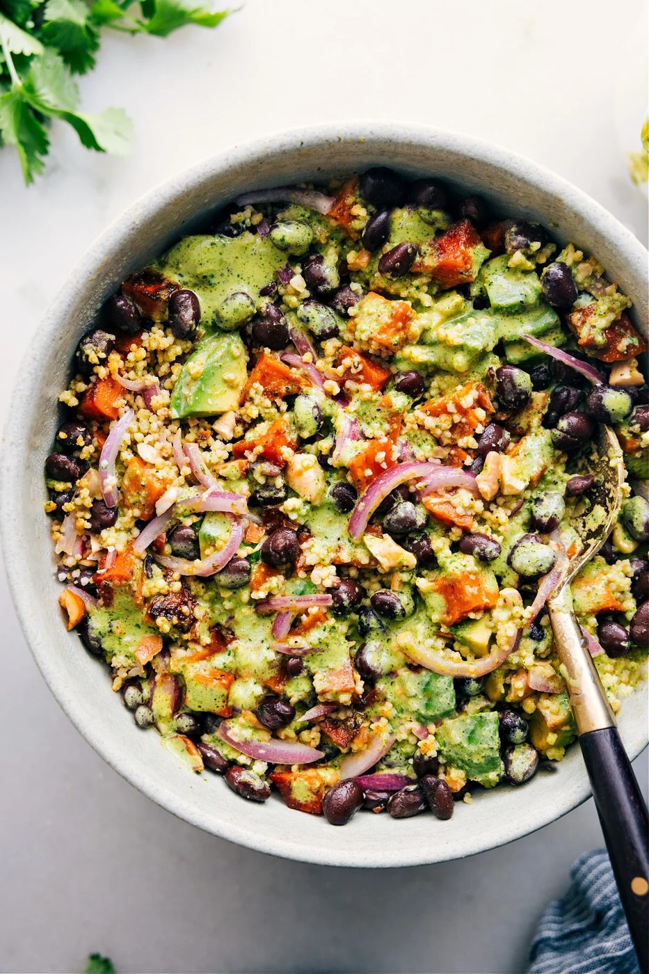 Sweet Potato Black Bean Salad at Home