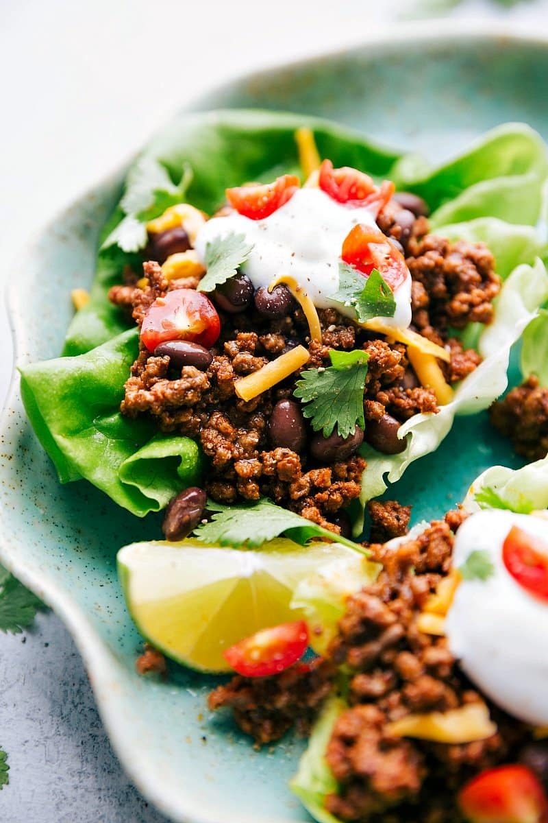 Taco Lettuce Wraps at Home