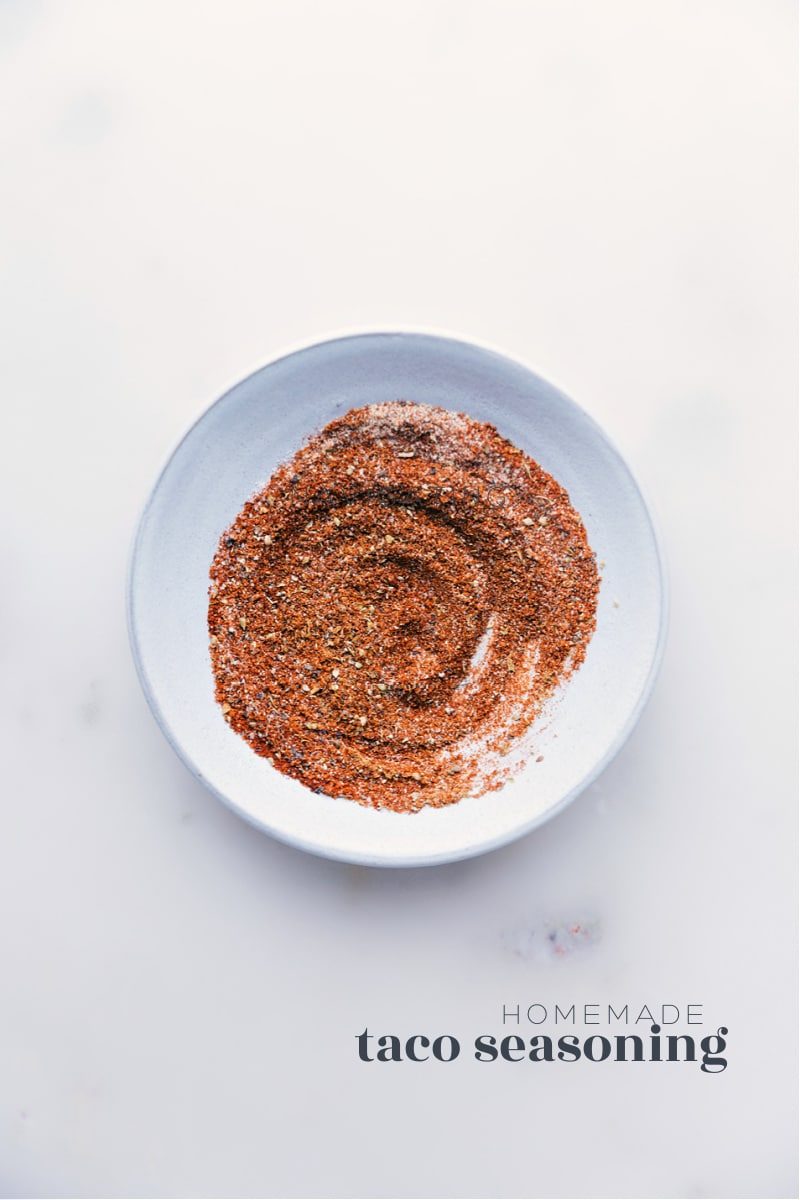 Taco Seasoning in a bowl