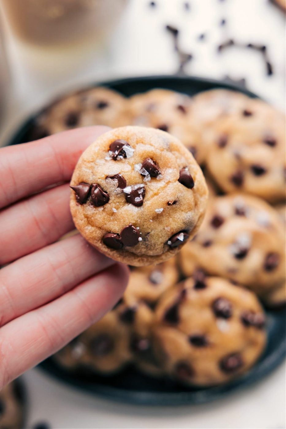 Tiny Chocolate Chip Cookies at Home
