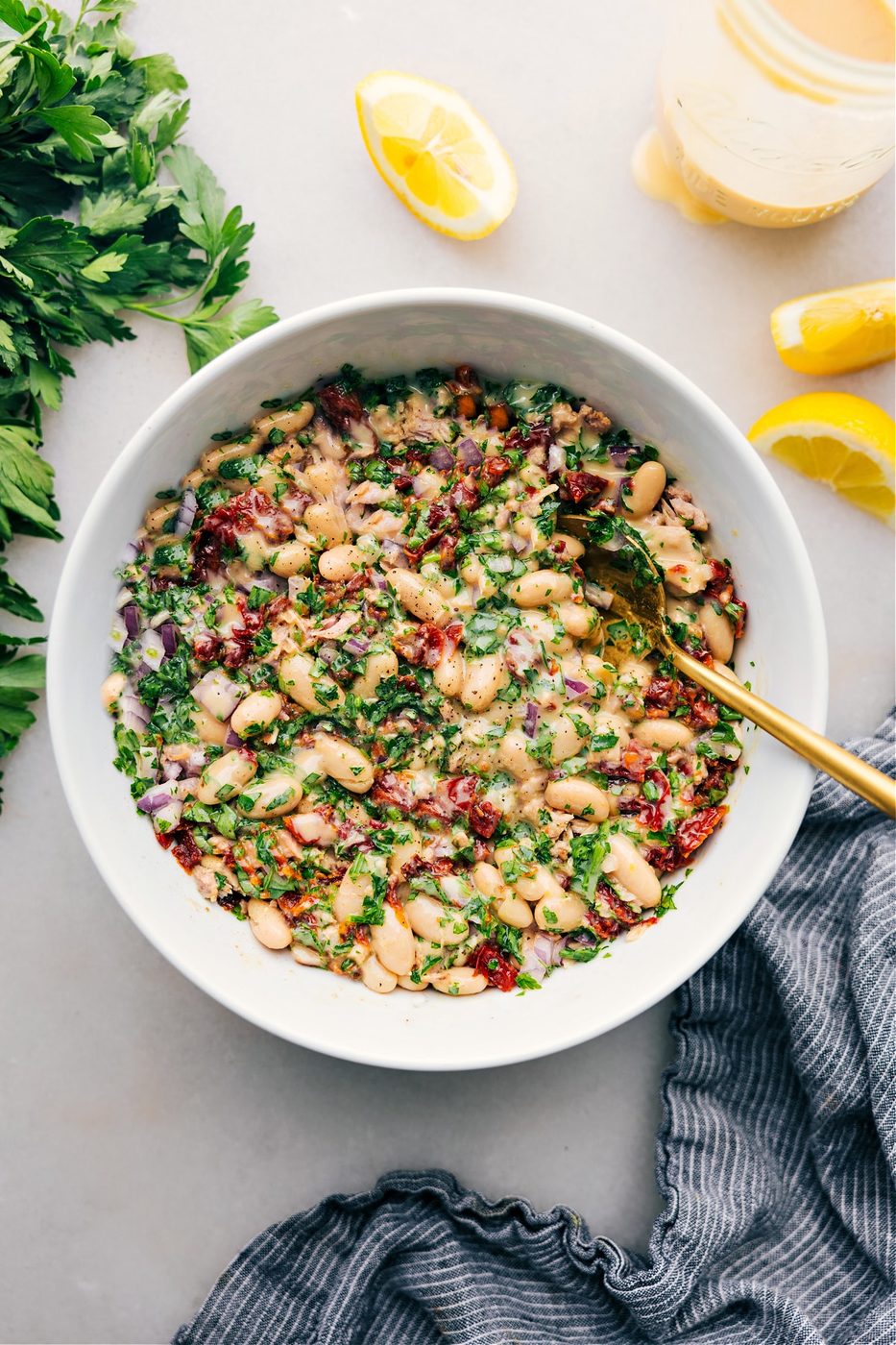 Tuna And White Bean Salad for Supper