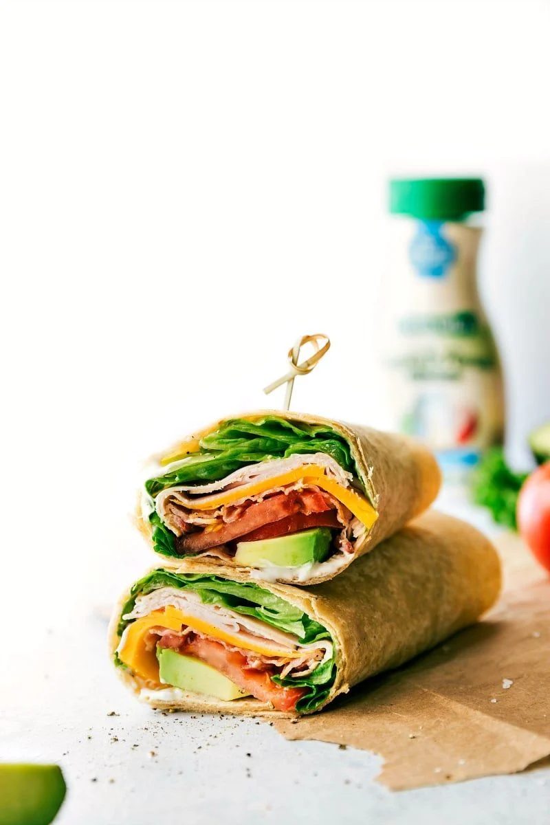 Turkey Avocado Wrap for the Table