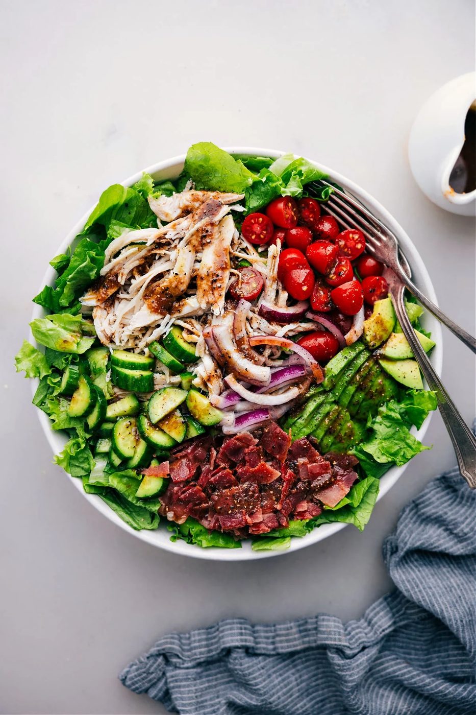 Turkey Bacon Avocado Salad at Home