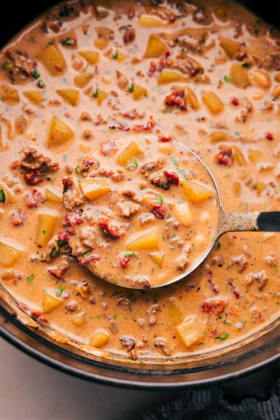Tuscan Sausage plus Potato Soup