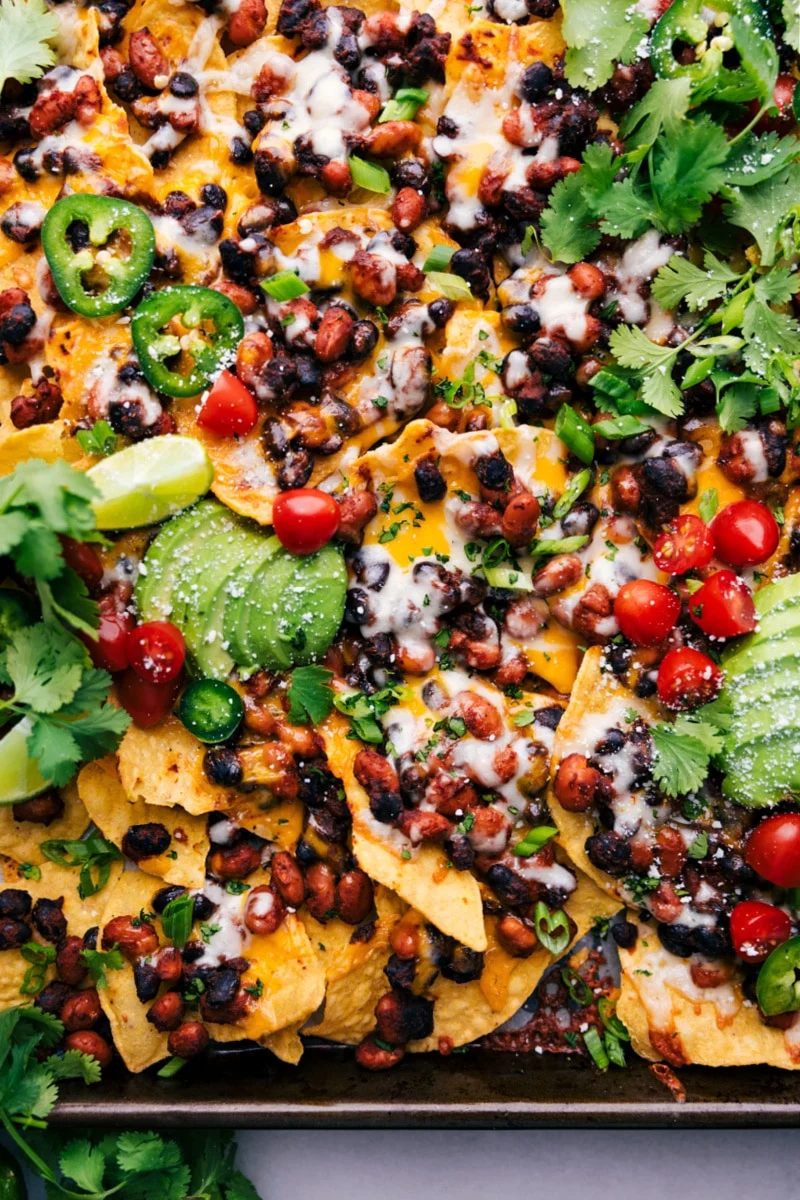 Vegetarian Nachos for the Table
