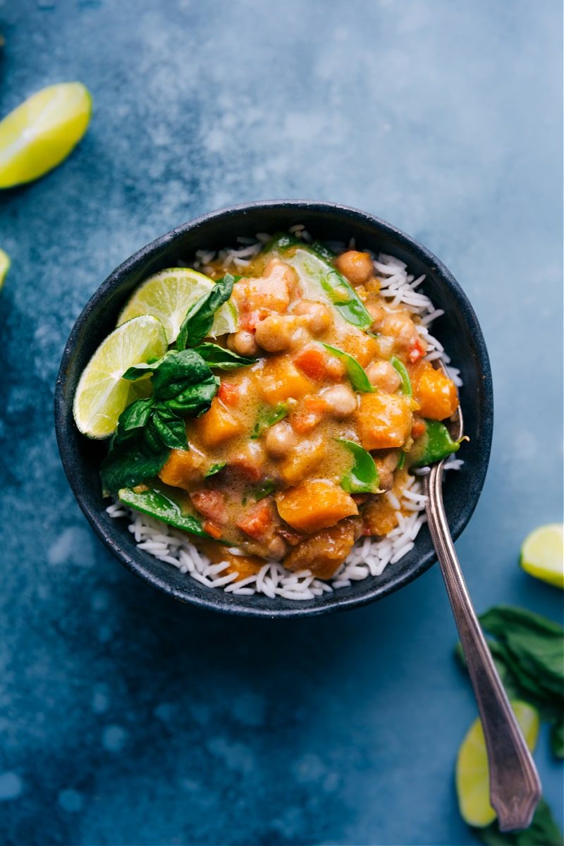 Vegetarian Thai Green Curry at Home