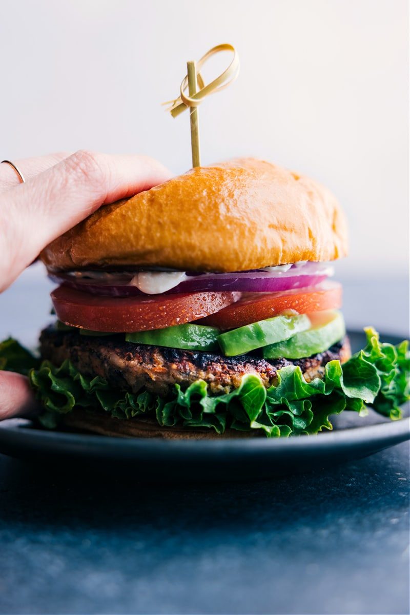 Veggie Burger for the Table