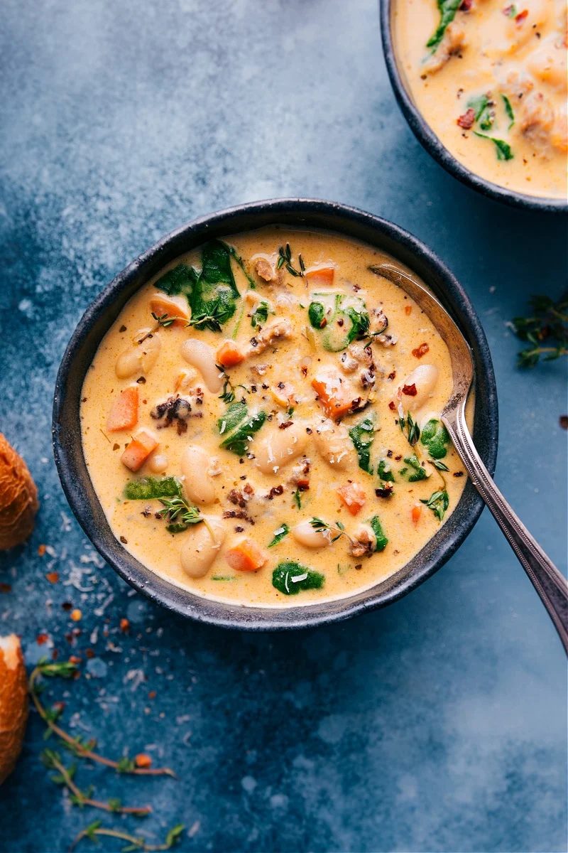 White Bean plus Sausage Soup