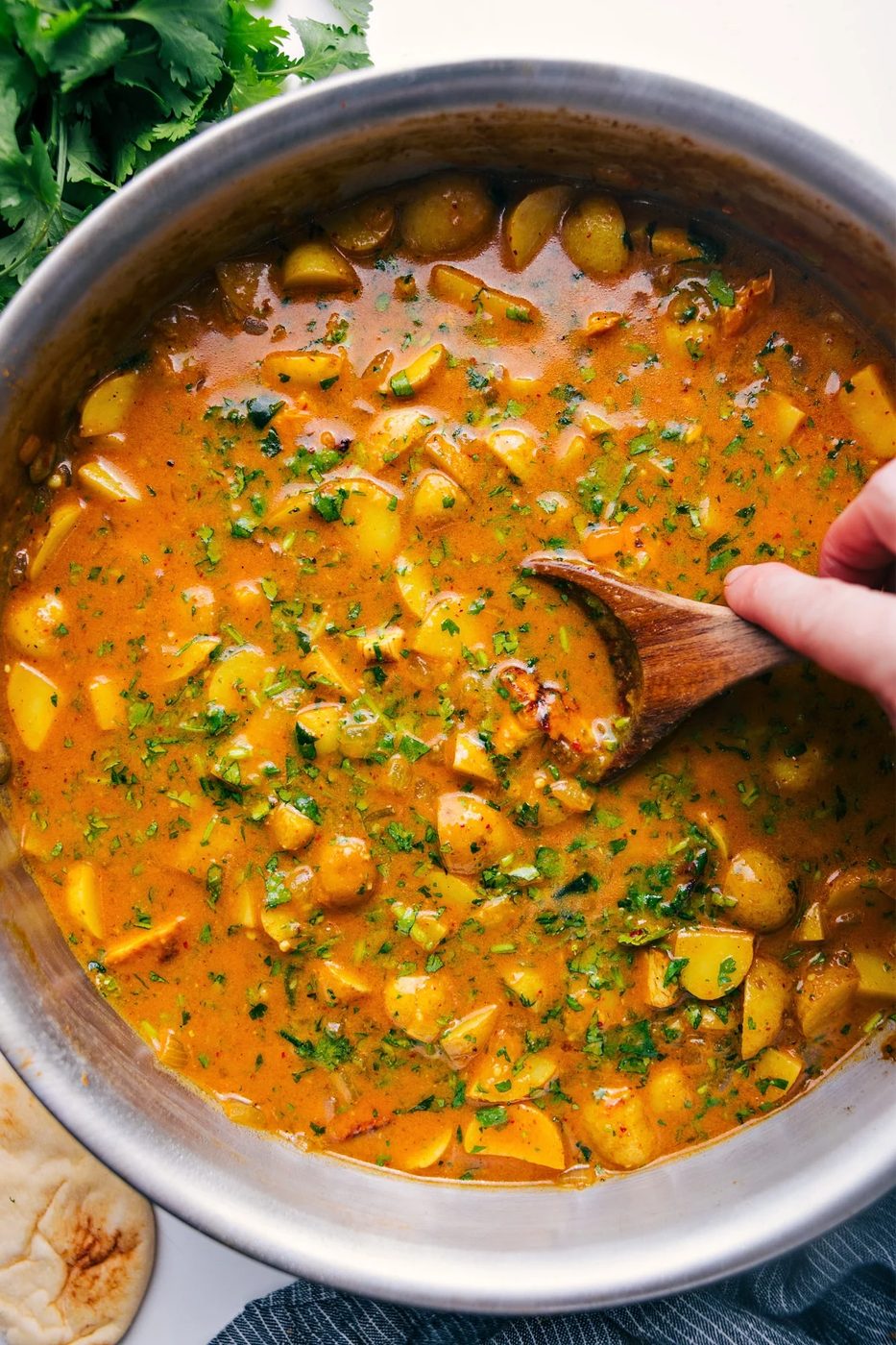 Yellow Chicken Curry from the Pot