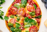 Pillowy Naan Pizza