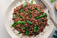 Mongolian Ground Beef Bowls